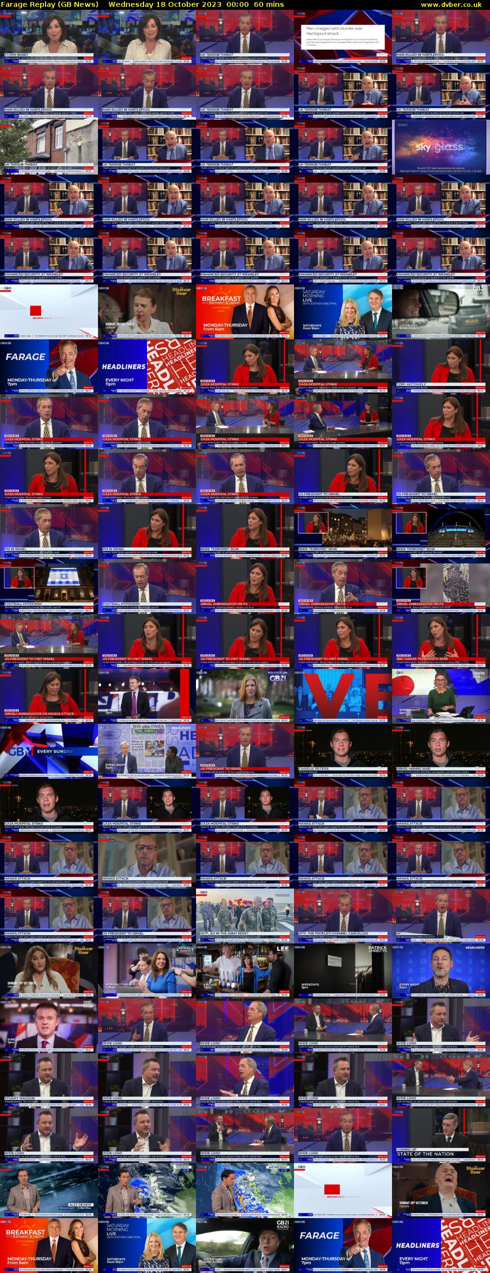 Farage Replay (GB News) Wednesday 18 October 2023 00:00 - 01:00
