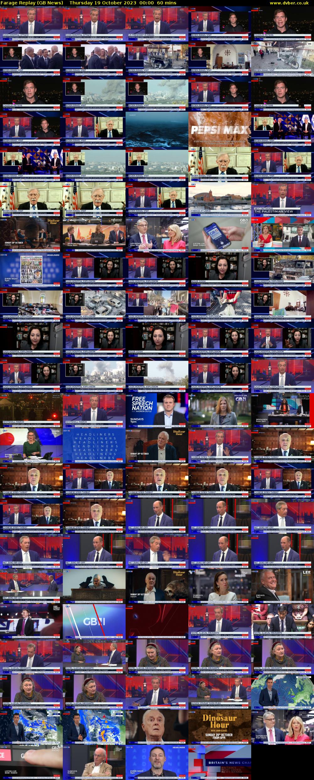 Farage Replay (GB News) Thursday 19 October 2023 00:00 - 01:00