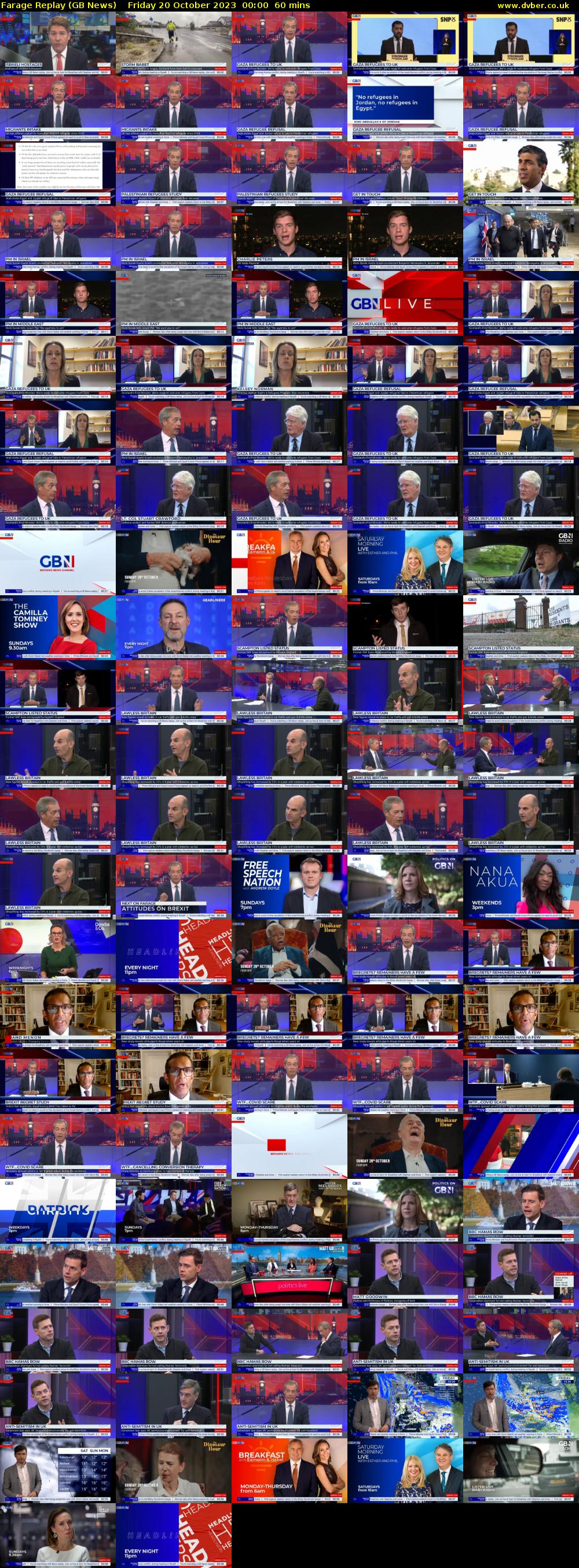 Farage Replay (GB News) Friday 20 October 2023 00:00 - 01:00