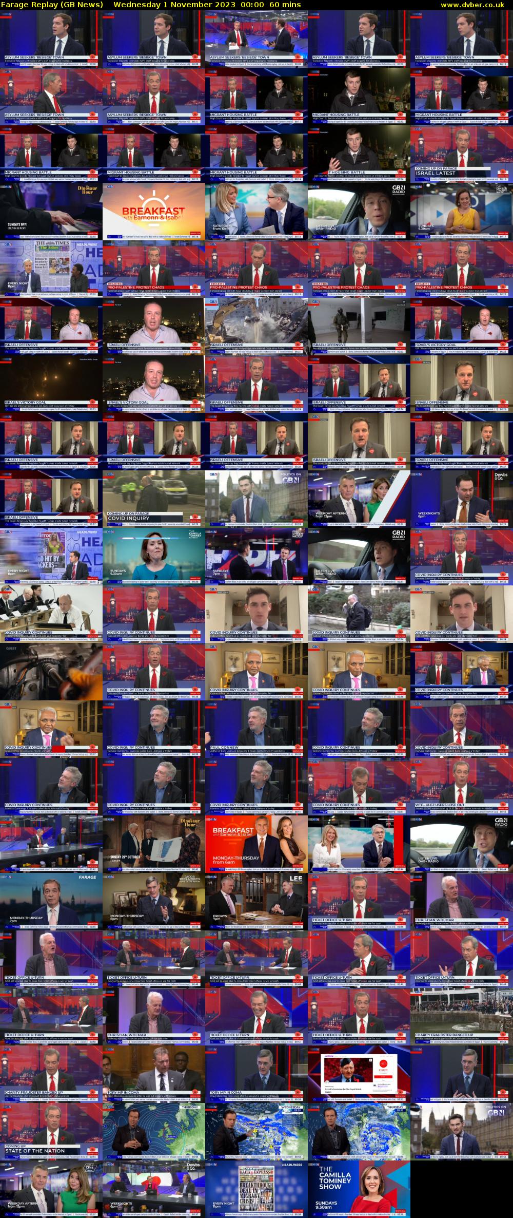 Farage Replay (GB News) Wednesday 1 November 2023 00:00 - 01:00