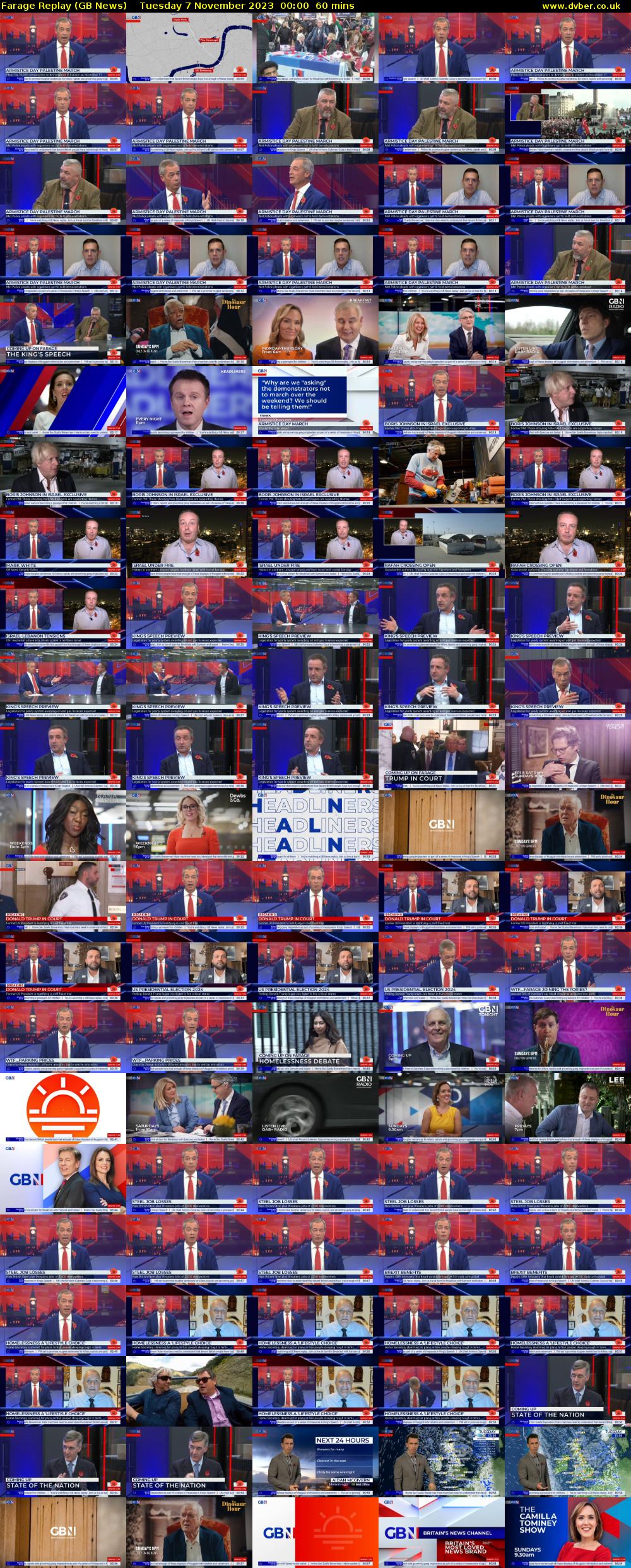 Farage Replay (GB News) Tuesday 7 November 2023 00:00 - 01:00