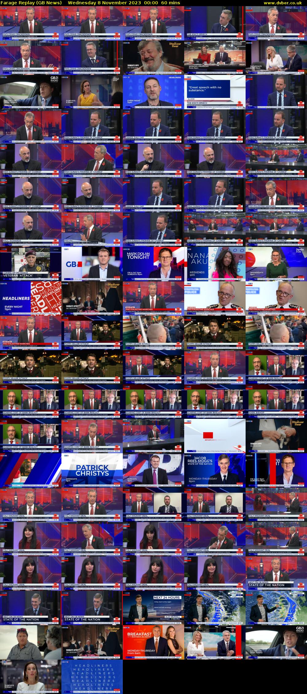 Farage Replay (GB News) Wednesday 8 November 2023 00:00 - 01:00