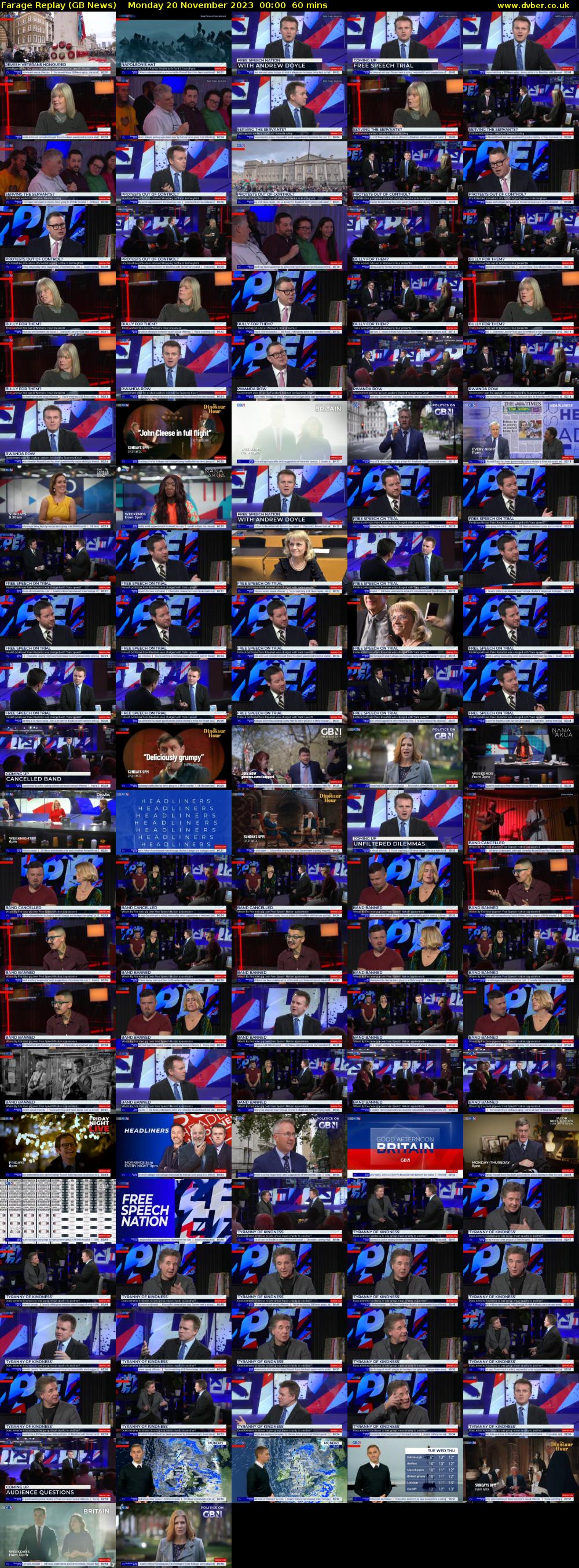 Farage Replay (GB News) Monday 20 November 2023 00:00 - 01:00