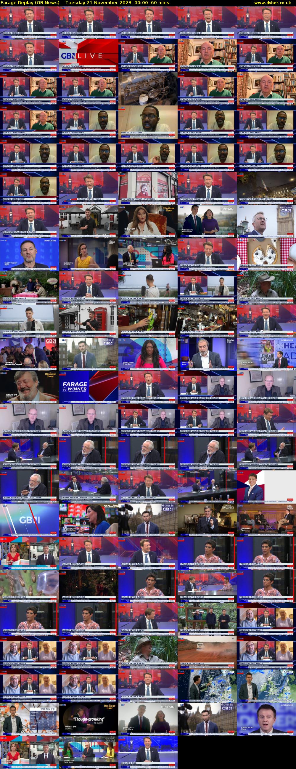 Farage Replay (GB News) Tuesday 21 November 2023 00:00 - 01:00