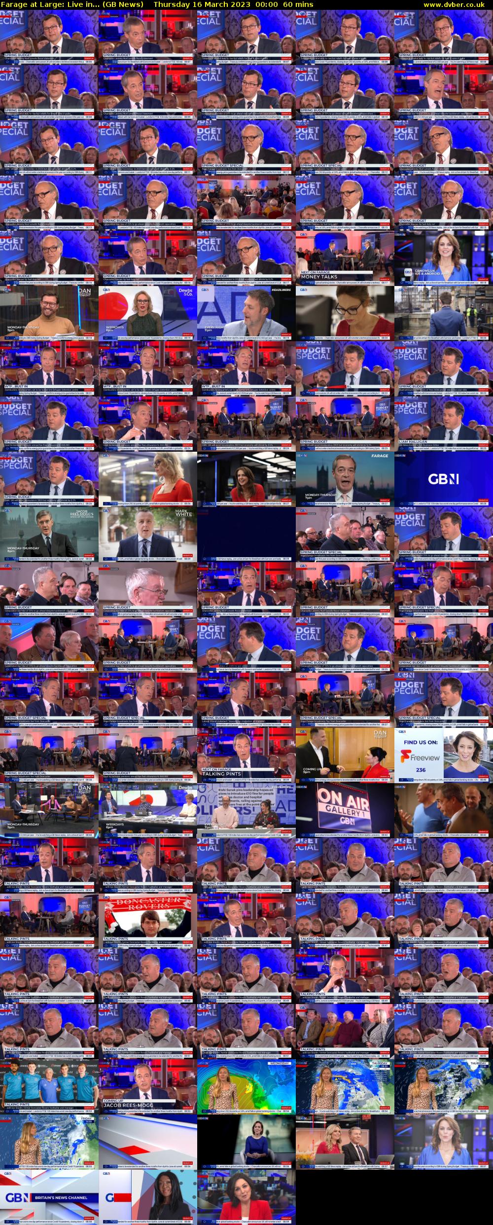 Farage at Large: Live in... (GB News) Thursday 16 March 2023 00:00 - 01:00