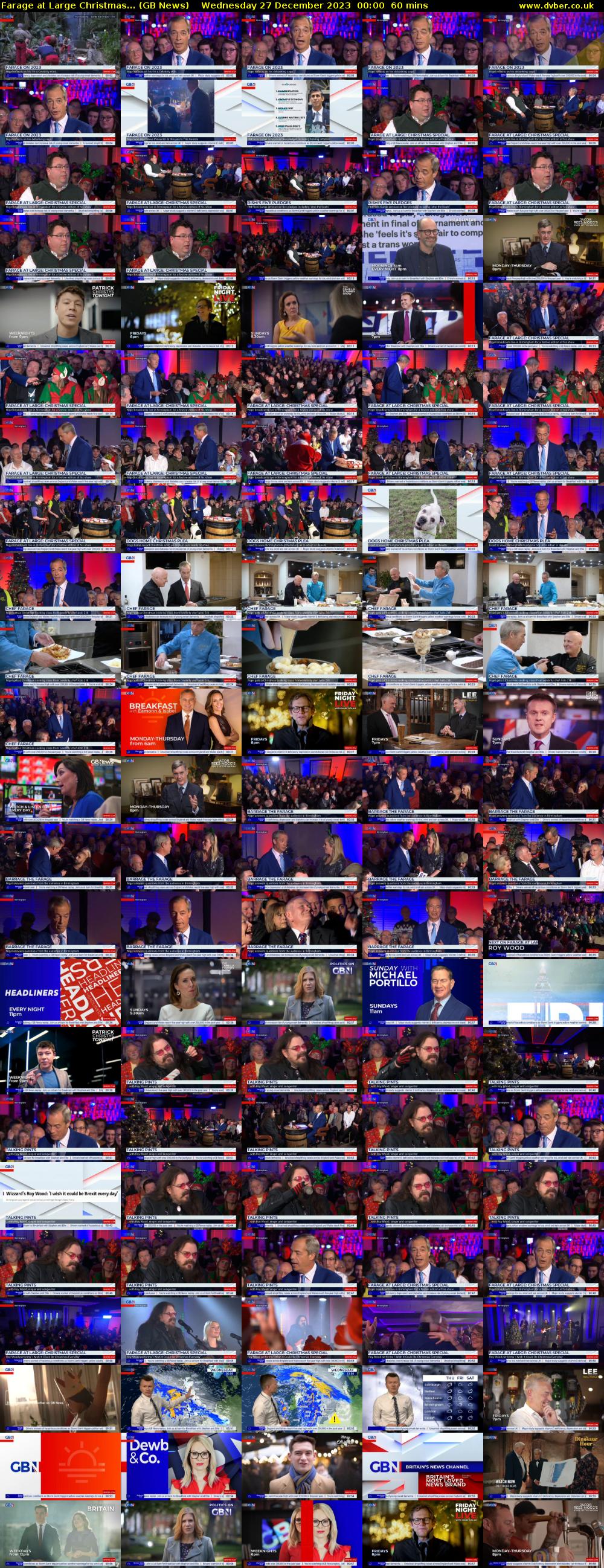Farage at Large Christmas... (GB News) Wednesday 27 December 2023 00:00 - 01:00