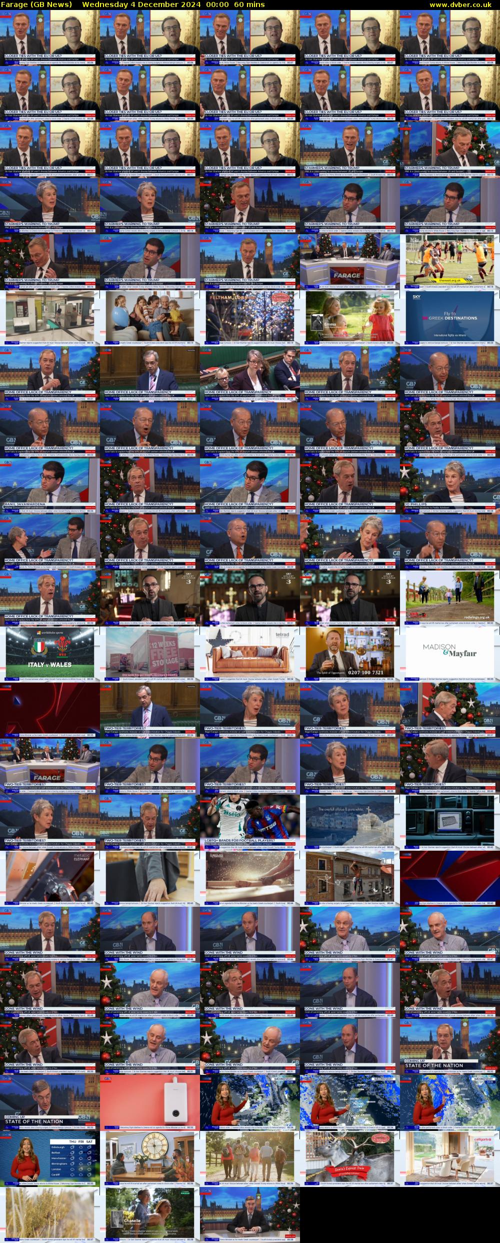 Farage (GB News) Wednesday 4 December 2024 00:00 - 01:00
