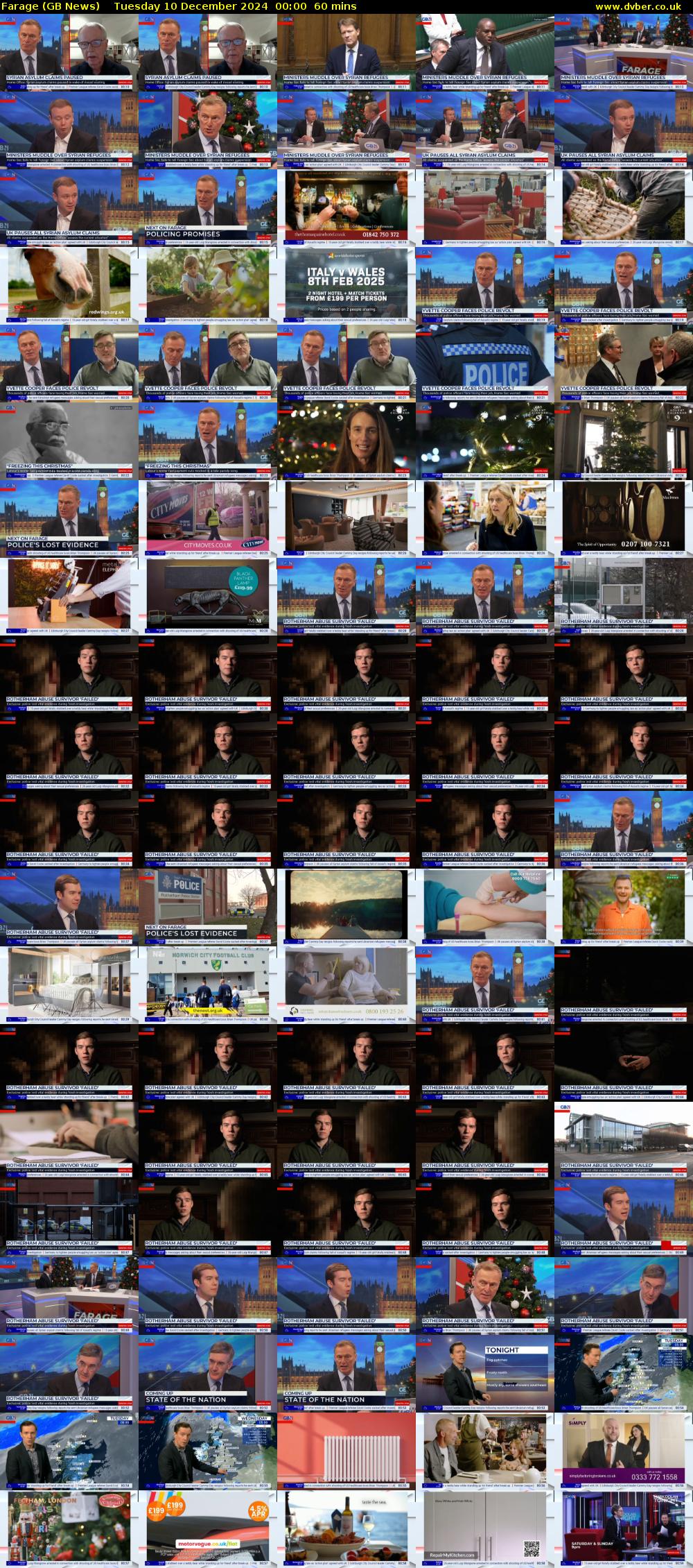 Farage (GB News) Tuesday 10 December 2024 00:00 - 01:00