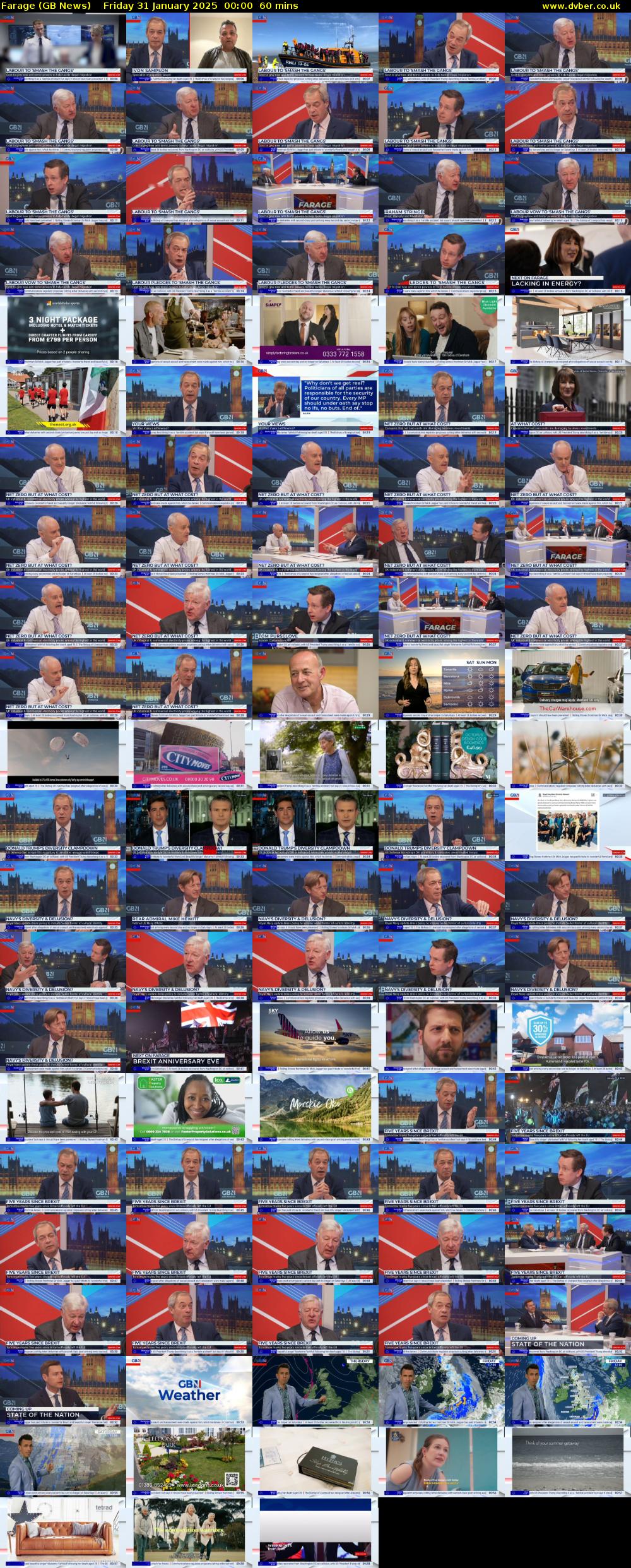 Farage (GB News) Friday 31 January 2025 00:00 - 01:00
