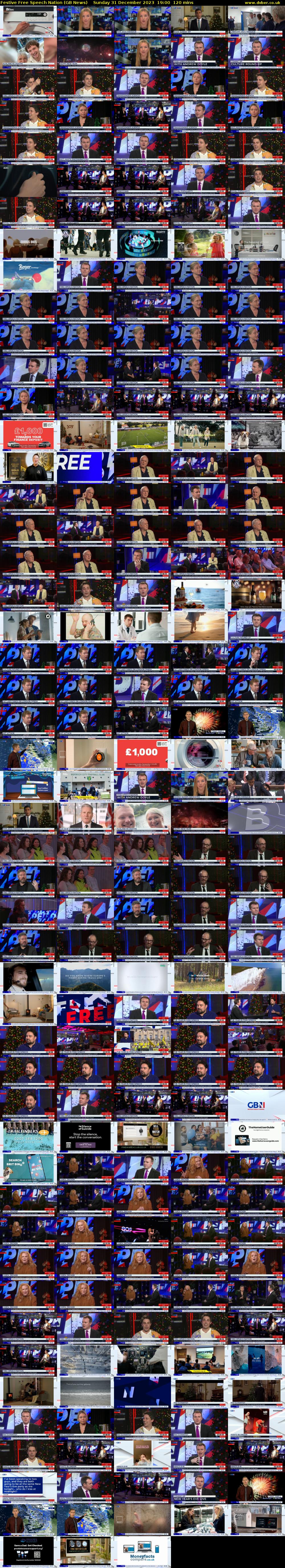 Festive Free Speech Nation (GB News) Sunday 31 December 2023 19:00 - 21:00