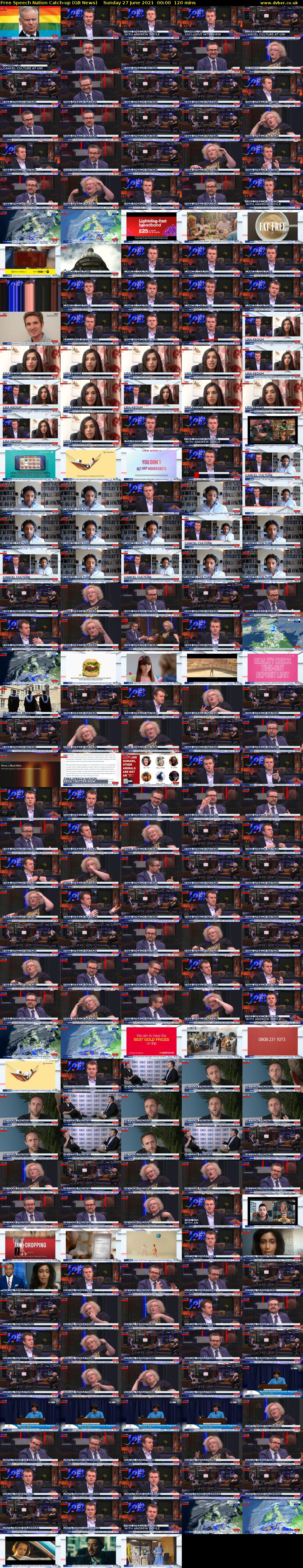 Free Speech Nation Catch-up (GB News) Sunday 27 June 2021 00:00 - 02:00
