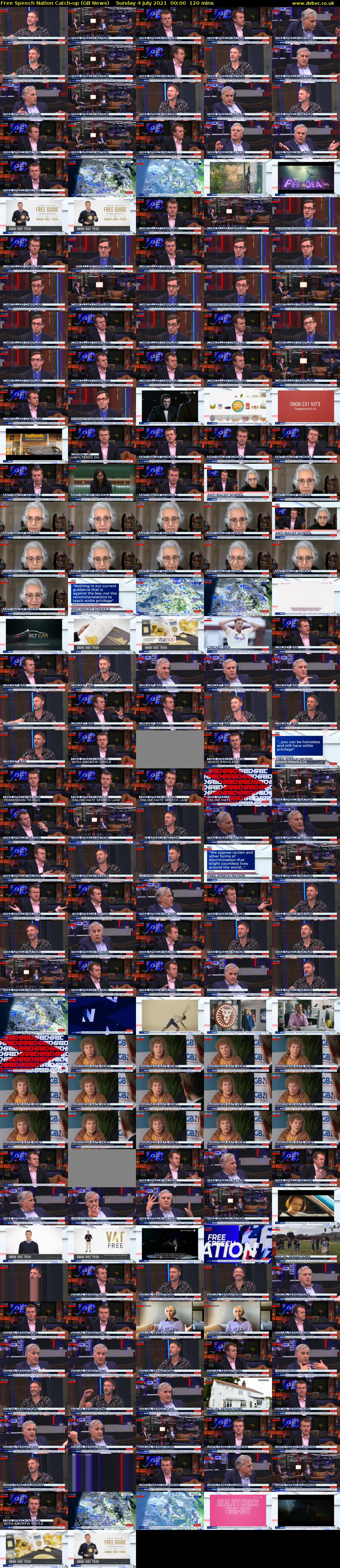 Free Speech Nation Catch-up (GB News) Sunday 4 July 2021 00:00 - 02:00