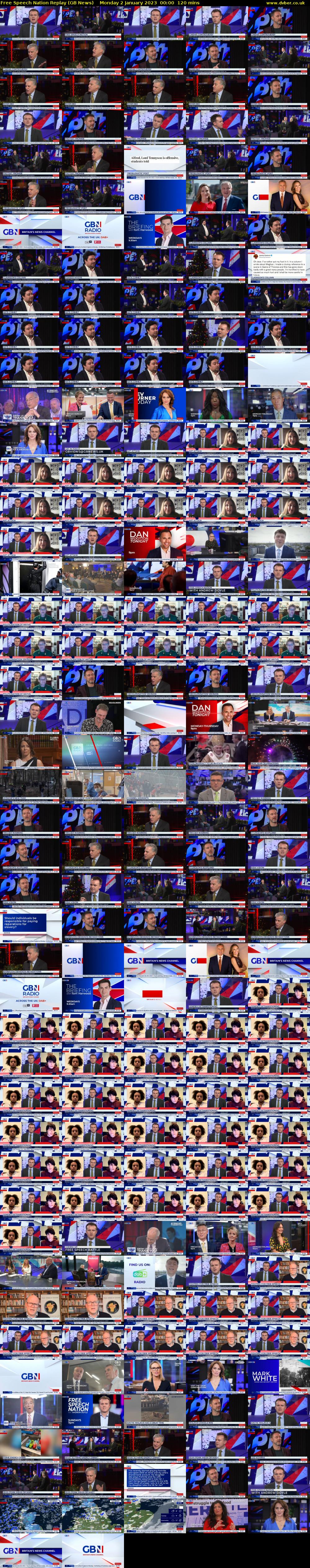 Free Speech Nation Replay (GB News) Monday 2 January 2023 00:00 - 02:00