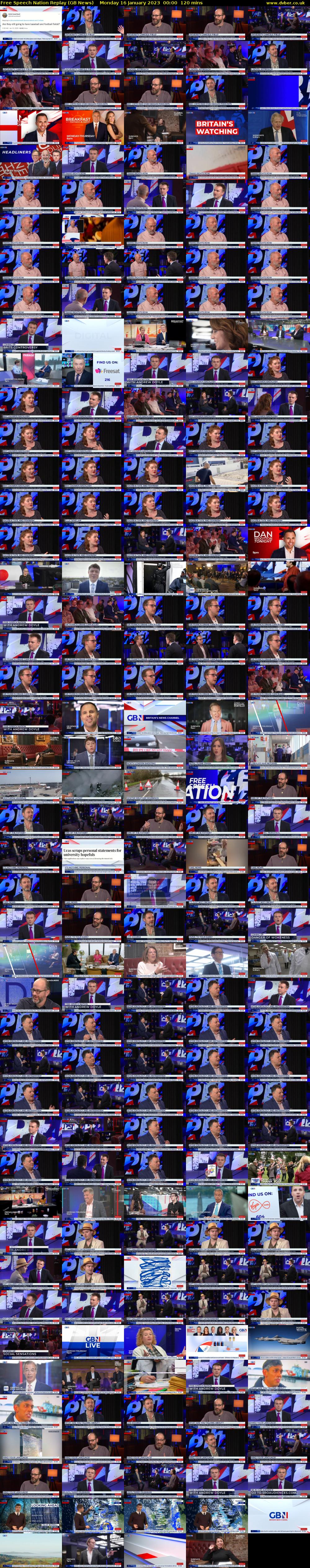 Free Speech Nation Replay (GB News) Monday 16 January 2023 00:00 - 02:00