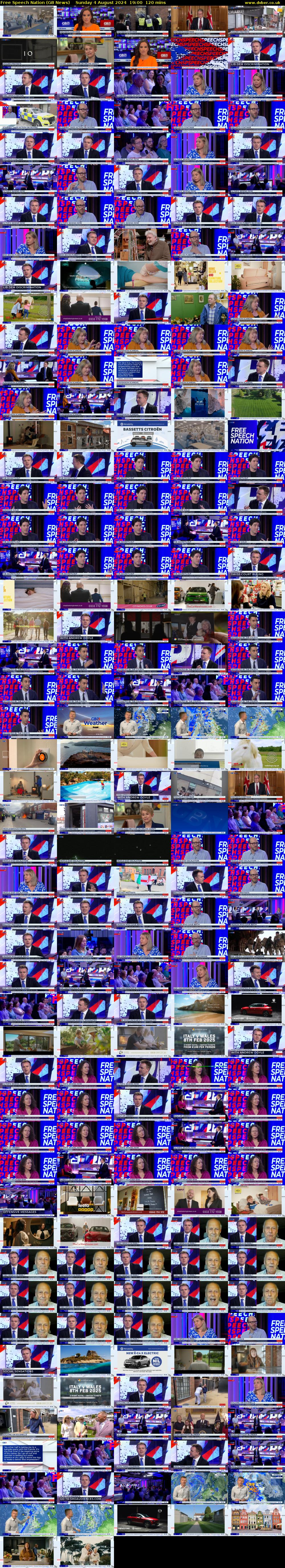 Free Speech Nation (GB News) Sunday 4 August 2024 19:00 - 21:00