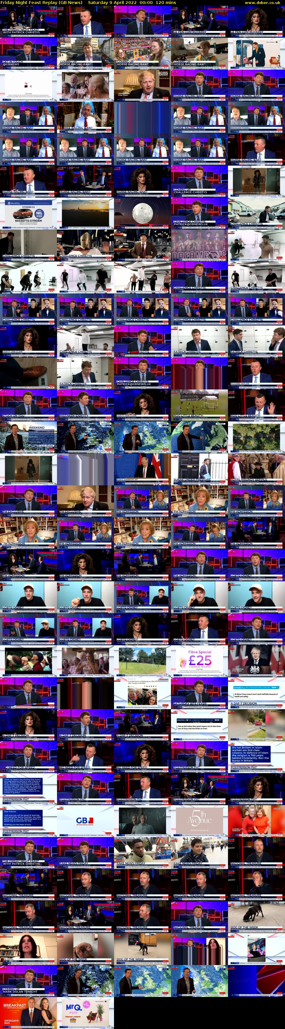 Friday Night Feast Replay (GB News) Saturday 9 April 2022 00:00 - 02:00