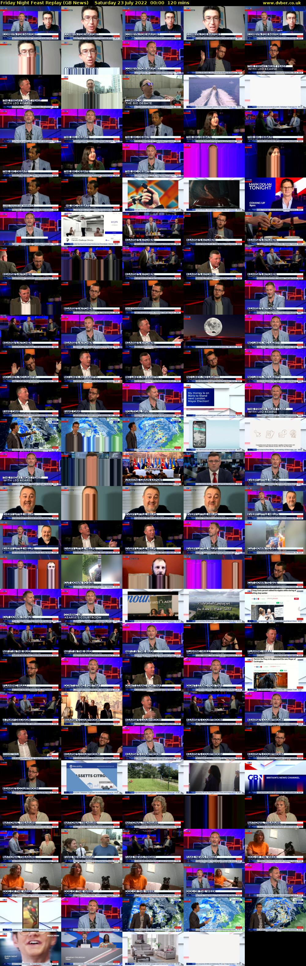 Friday Night Feast Replay (GB News) Saturday 23 July 2022 00:00 - 02:00