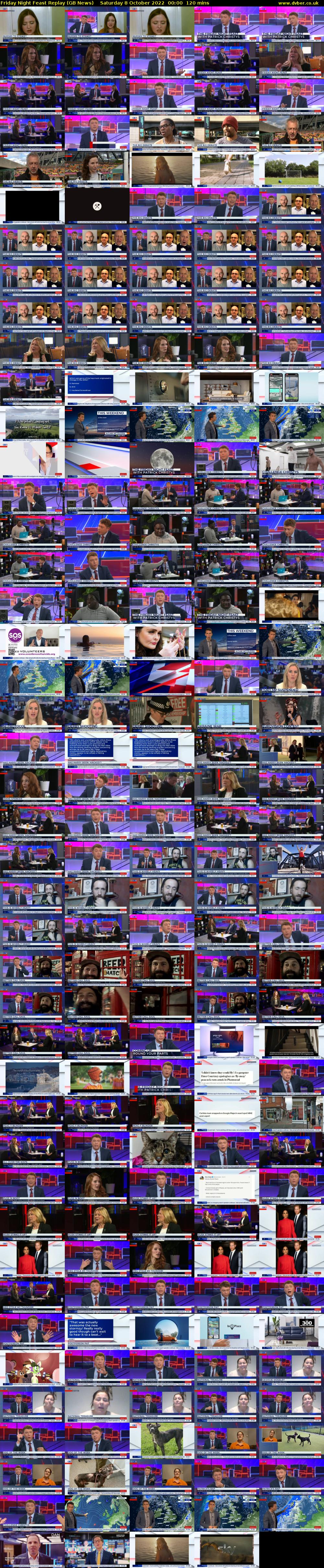 Friday Night Feast Replay (GB News) Saturday 8 October 2022 00:00 - 02:00
