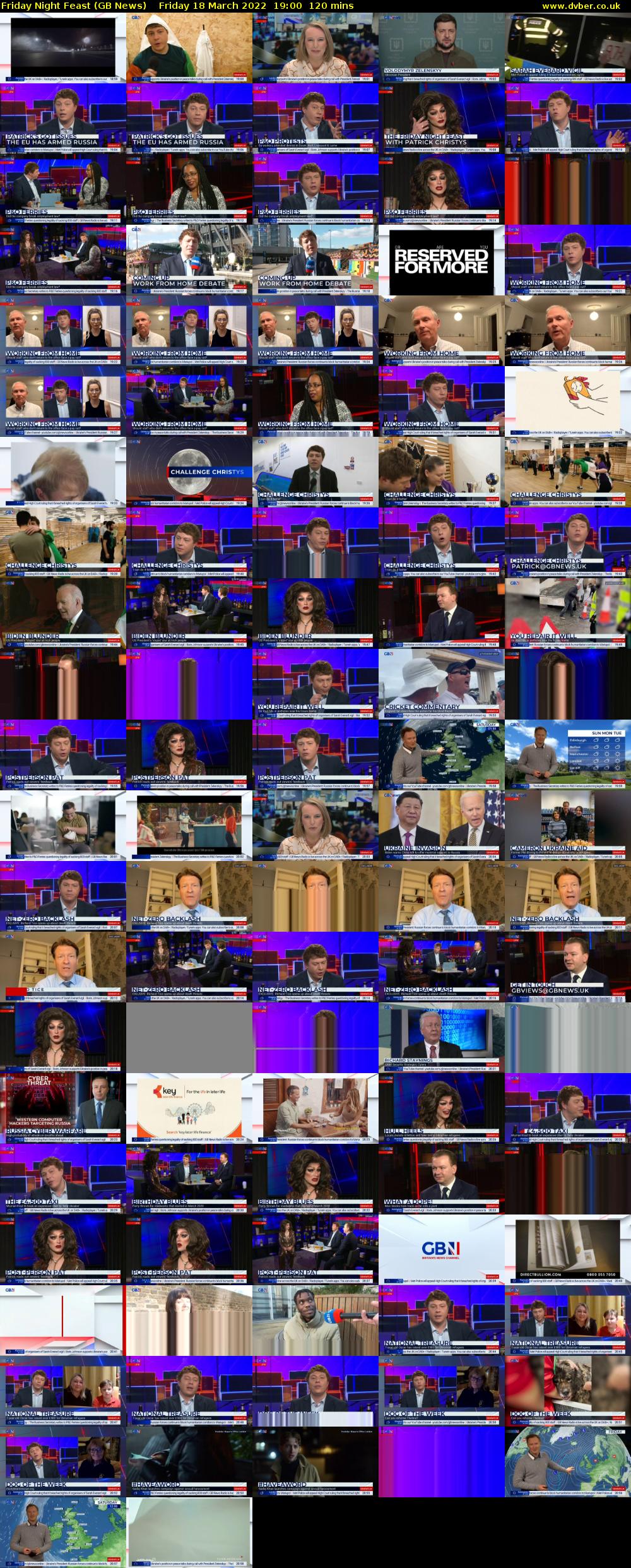 Friday Night Feast (GB News) Friday 18 March 2022 19:00 - 21:00