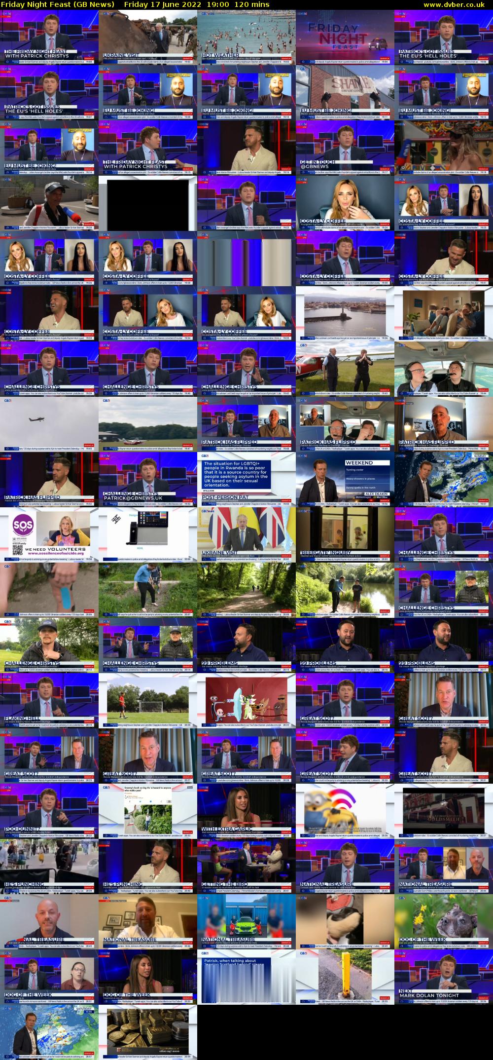 Friday Night Feast (GB News) Friday 17 June 2022 19:00 - 21:00
