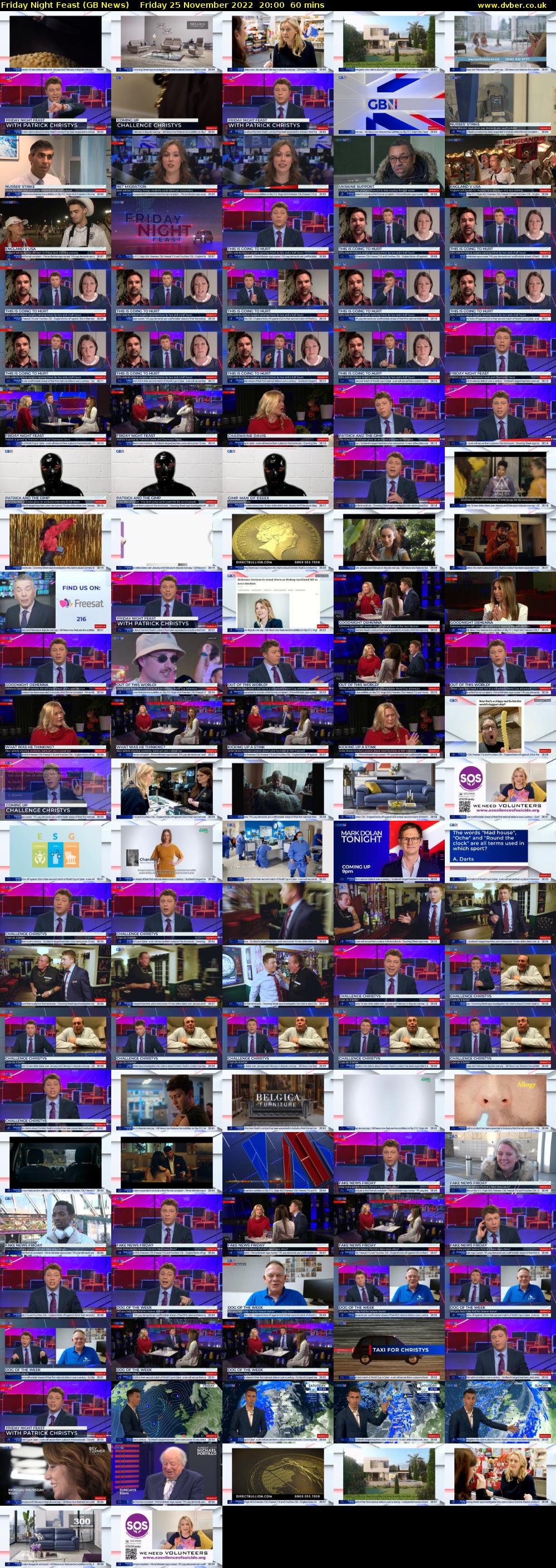 Friday Night Feast (GB News) Friday 25 November 2022 20:00 - 21:00