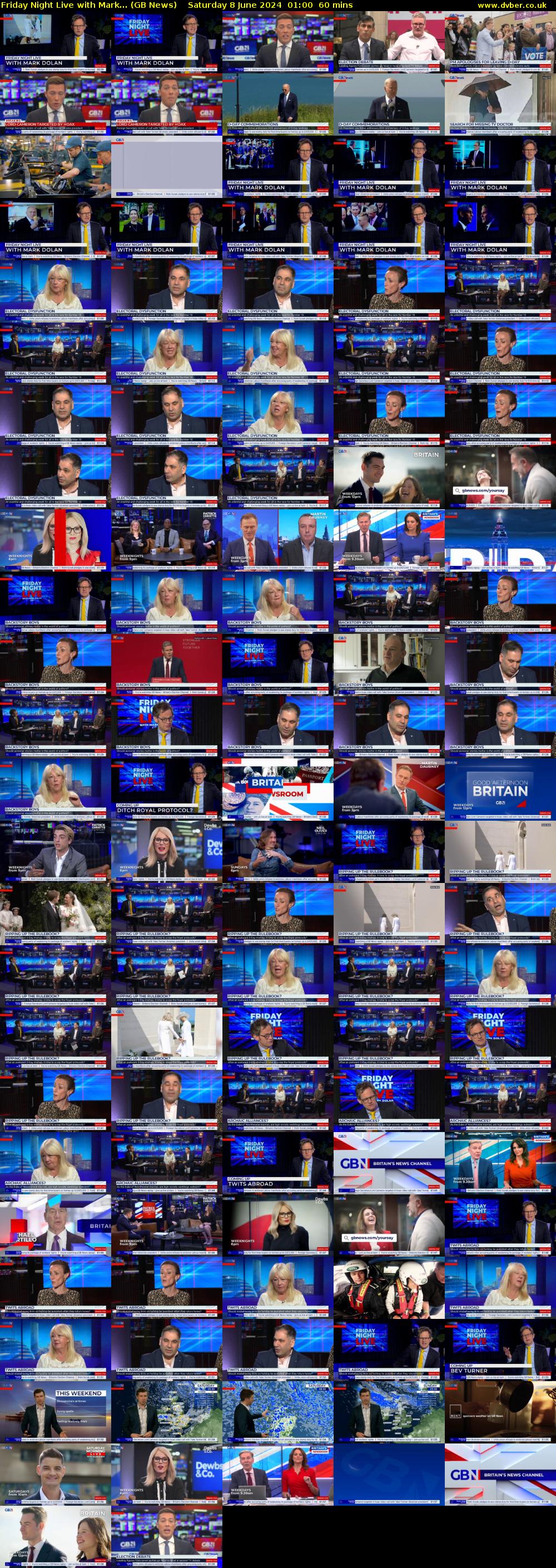 Friday Night Live with Mark... (GB News) Saturday 8 June 2024 01:00 - 02:00