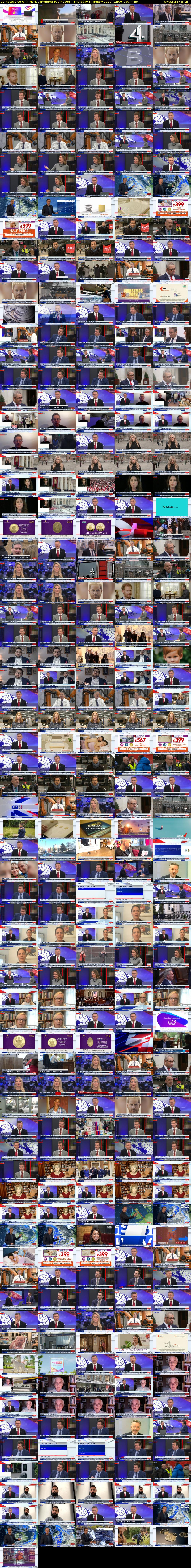 GB News Live with Mark Longhurst (GB News) Thursday 5 January 2023 12:00 - 15:00