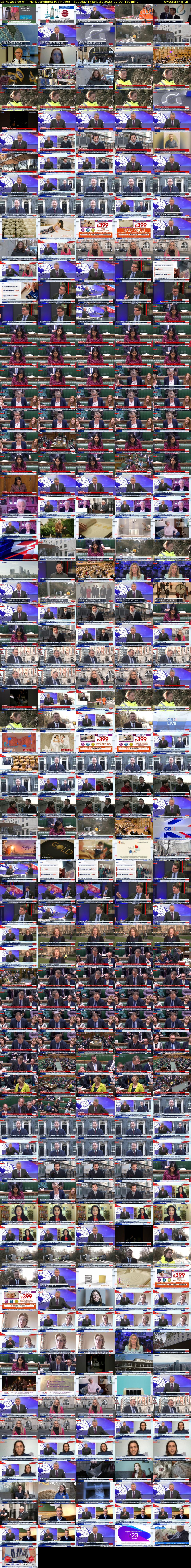 GB News Live with Mark Longhurst (GB News) Tuesday 17 January 2023 12:00 - 15:00