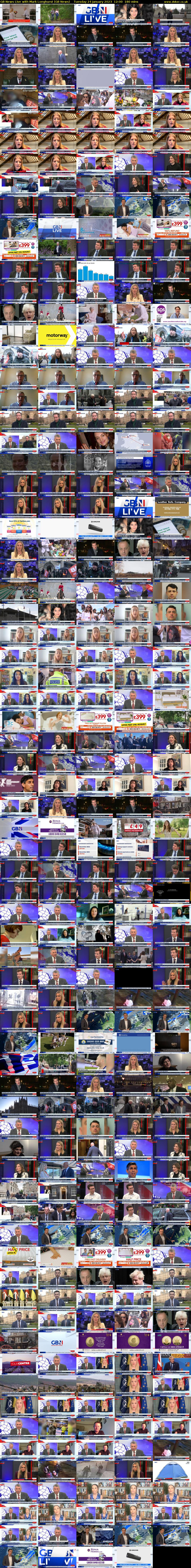 GB News Live with Mark Longhurst (GB News) Tuesday 24 January 2023 12:00 - 15:00