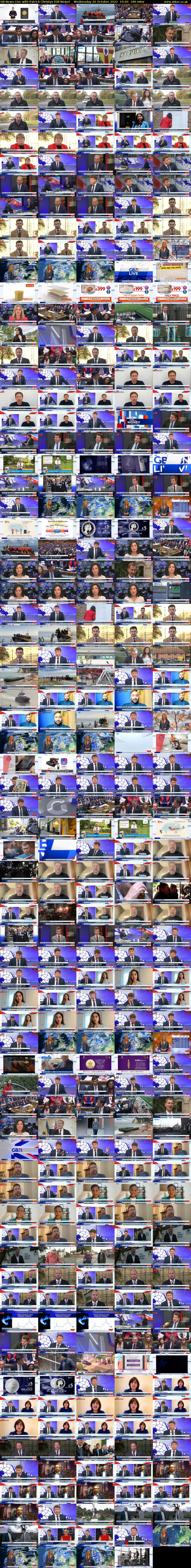GB News Live with Patrick Christys (GB News) Wednesday 26 October 2022 15:00 - 18:00