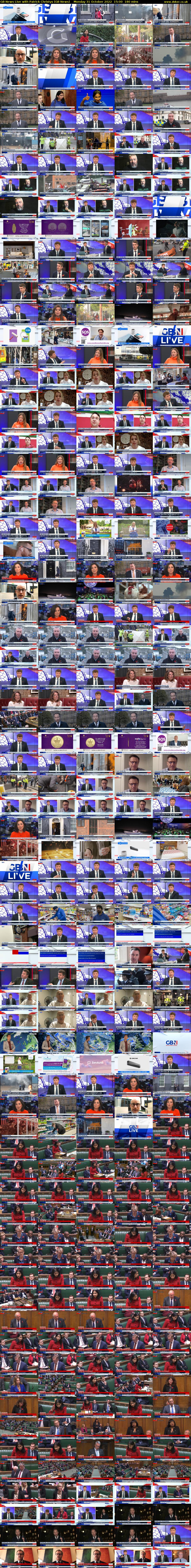 GB News Live with Patrick Christys (GB News) Monday 31 October 2022 15:00 - 18:00