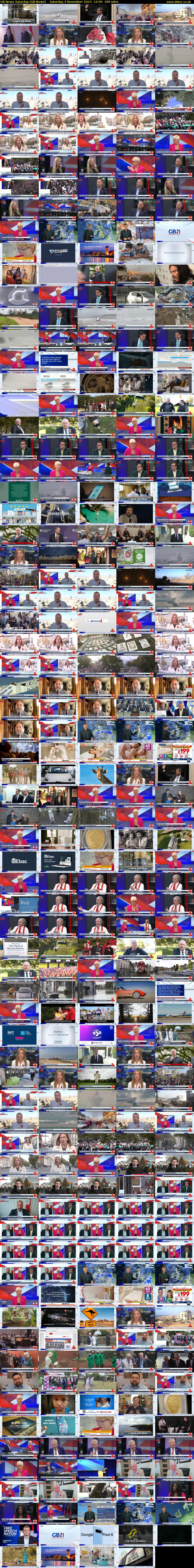 GB News Saturday (GB News) Saturday 4 November 2023 12:00 - 15:00