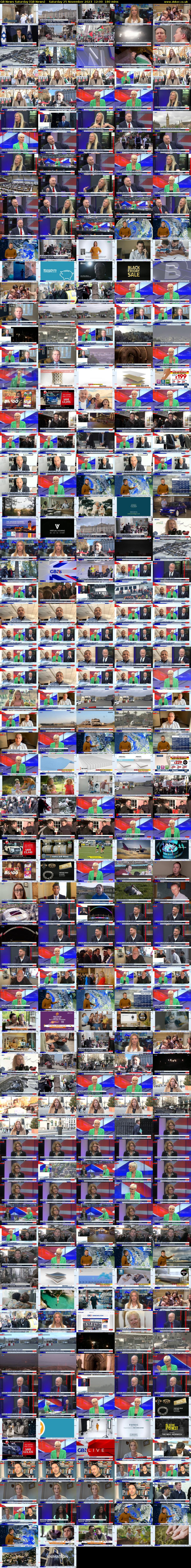 GB News Saturday (GB News) Saturday 25 November 2023 12:00 - 15:00
