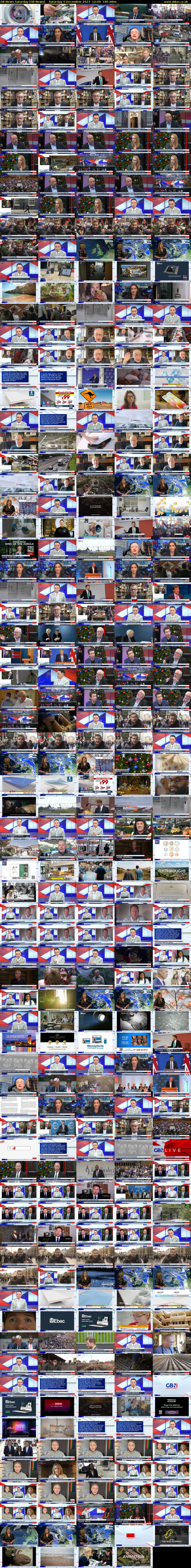 GB News Saturday (GB News) Saturday 9 December 2023 12:00 - 15:00