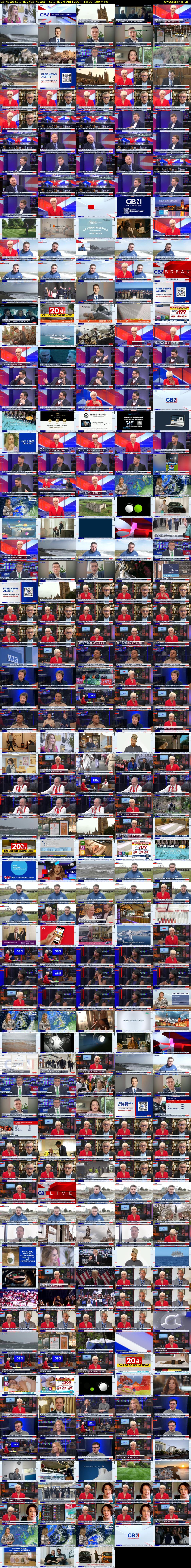 GB News Saturday (GB News) Saturday 6 April 2024 12:00 - 15:00