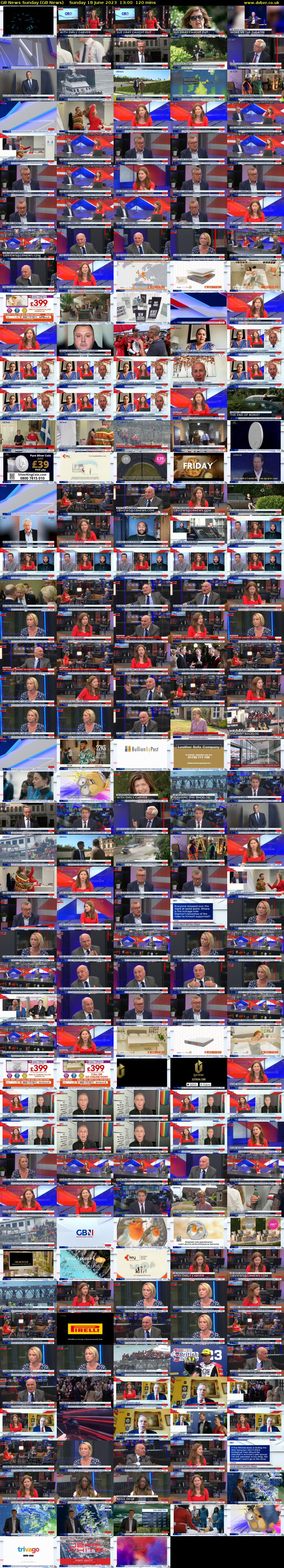 GB News Sunday (GB News) Sunday 18 June 2023 13:00 - 15:00