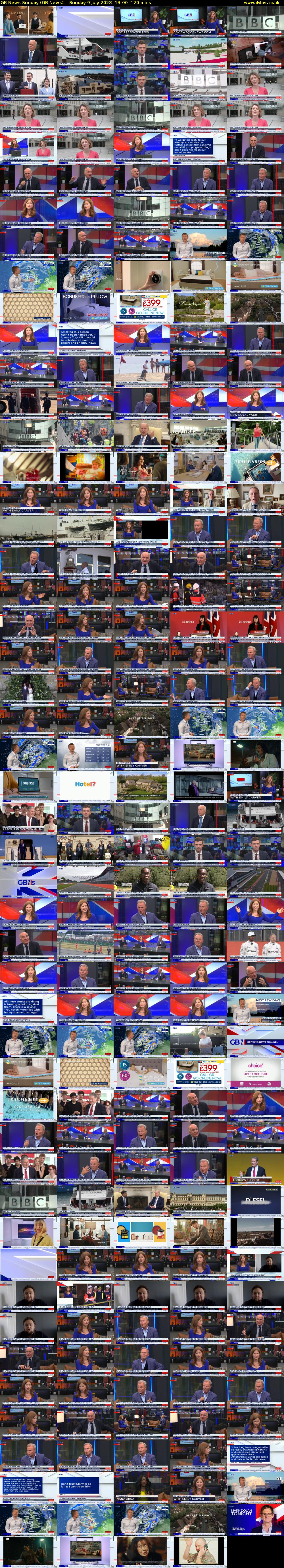 GB News Sunday (GB News) Sunday 9 July 2023 13:00 - 15:00