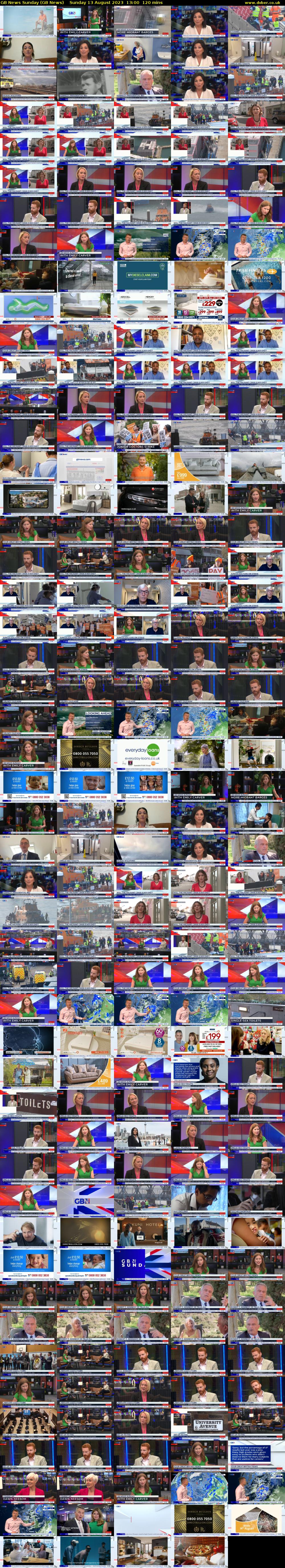 GB News Sunday (GB News) Sunday 13 August 2023 13:00 - 15:00