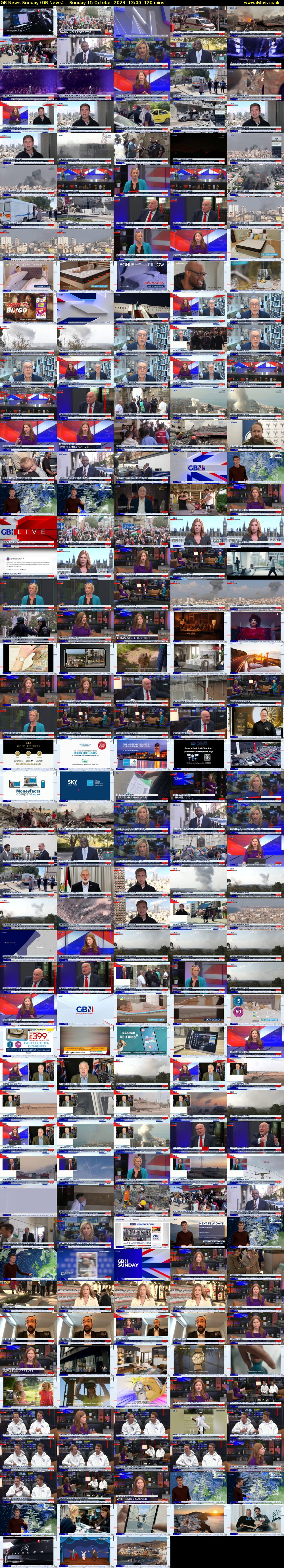 GB News Sunday (GB News) Sunday 15 October 2023 13:00 - 15:00
