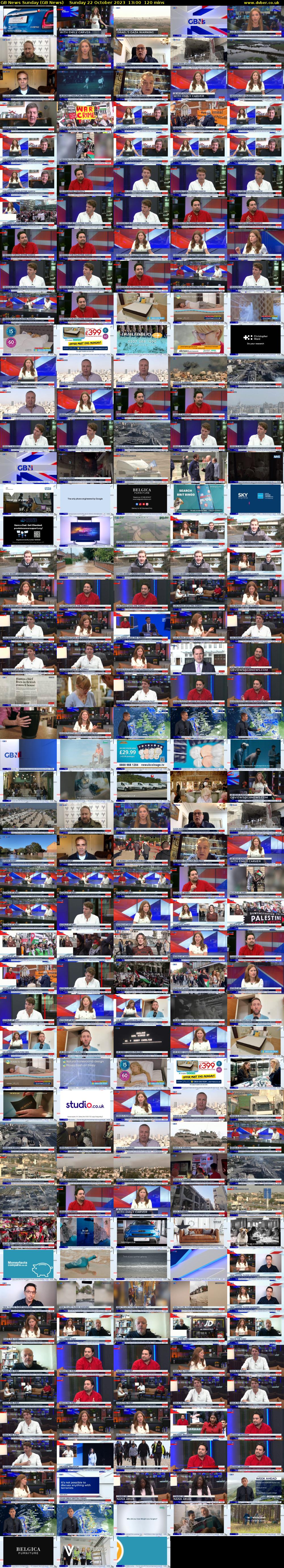 GB News Sunday (GB News) Sunday 22 October 2023 13:00 - 15:00