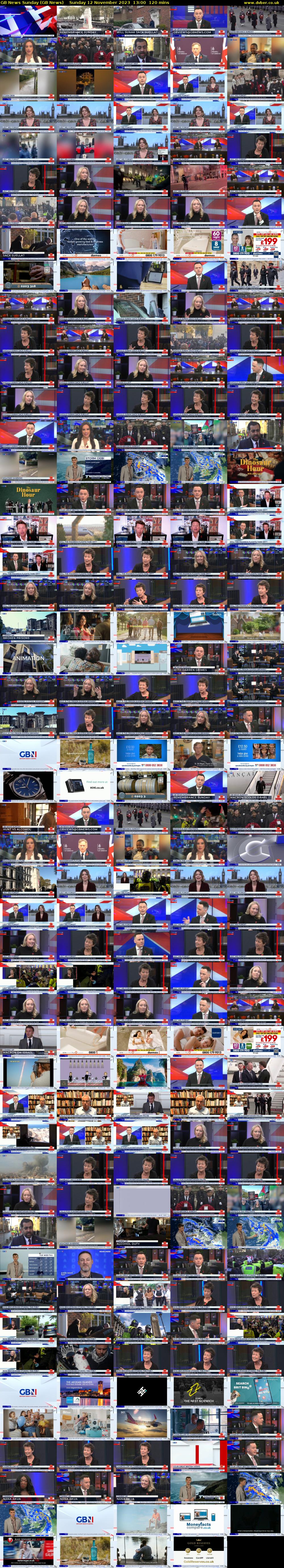 GB News Sunday (GB News) Sunday 12 November 2023 13:00 - 15:00