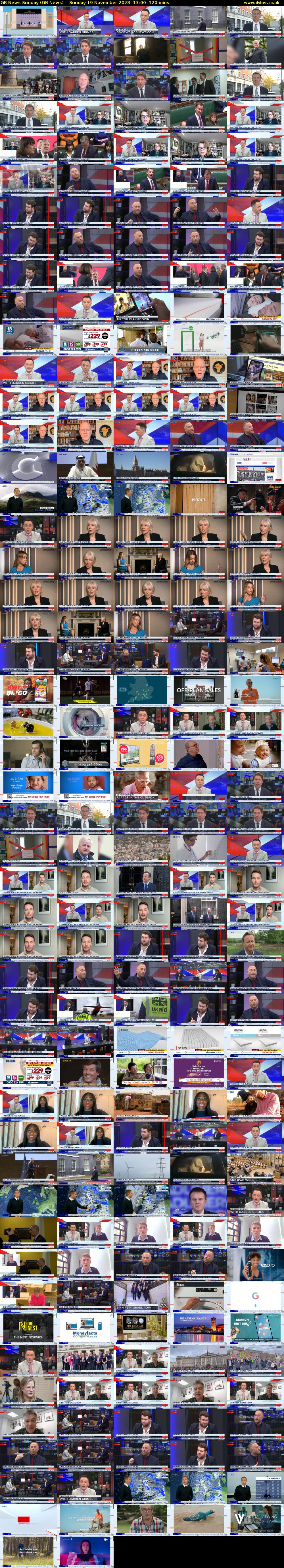 GB News Sunday (GB News) Sunday 19 November 2023 13:00 - 15:00