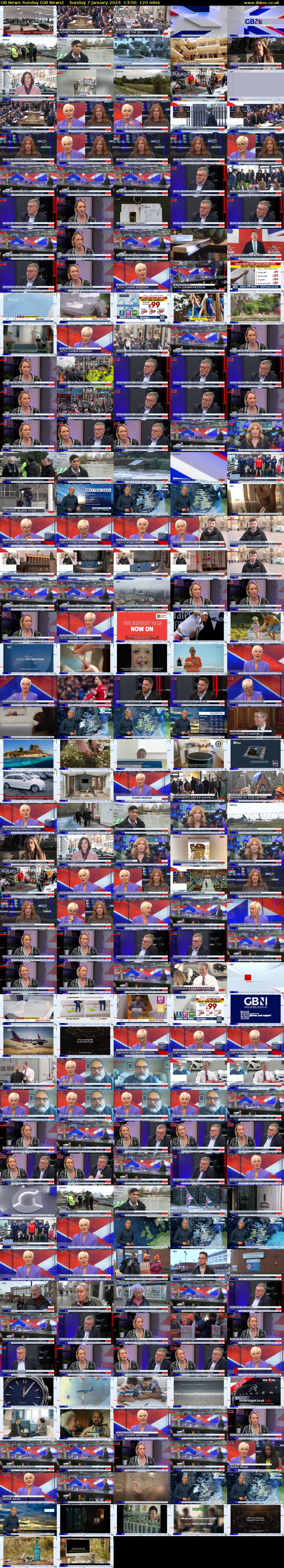 GB News Sunday (GB News) Sunday 7 January 2024 13:00 - 15:00