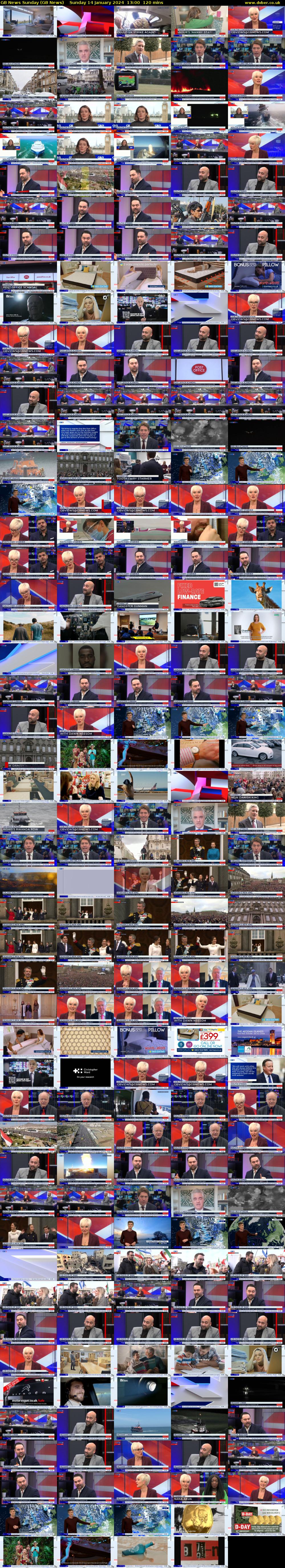 GB News Sunday (GB News) Sunday 14 January 2024 13:00 - 15:00