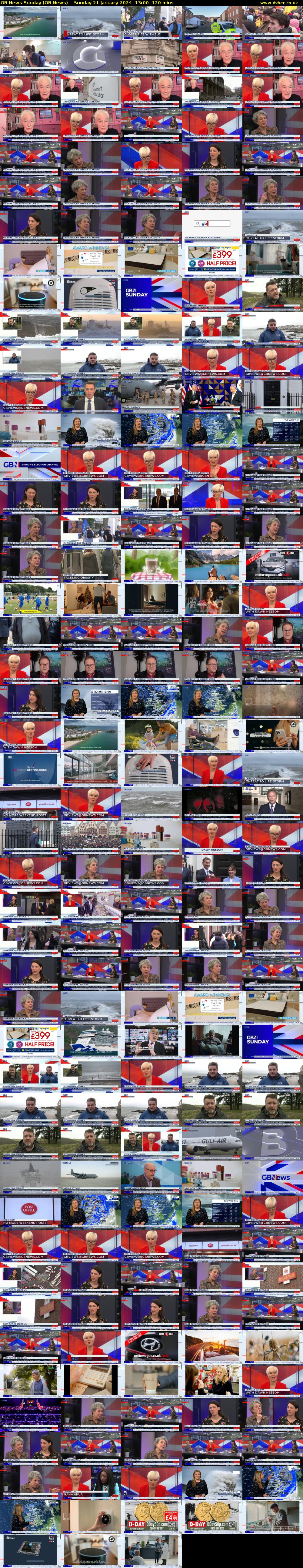 GB News Sunday (GB News) Sunday 21 January 2024 13:00 - 15:00