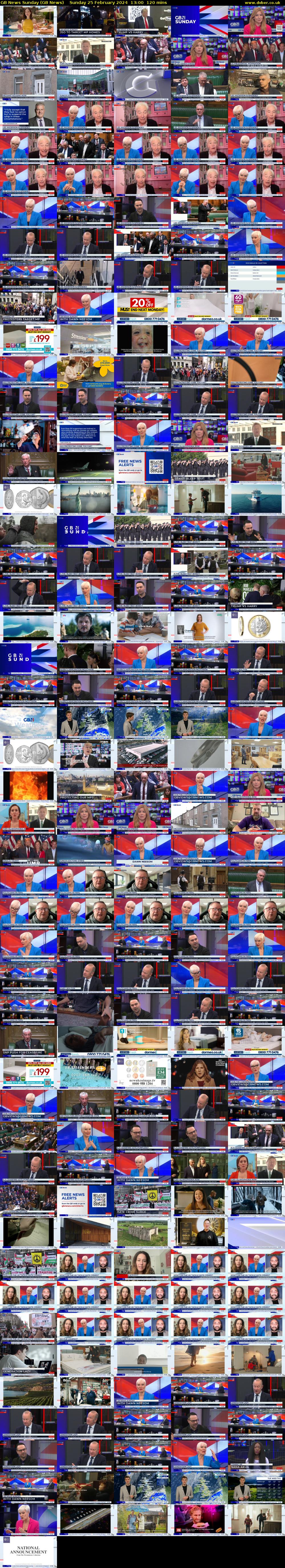 GB News Sunday (GB News) Sunday 25 February 2024 13:00 - 15:00