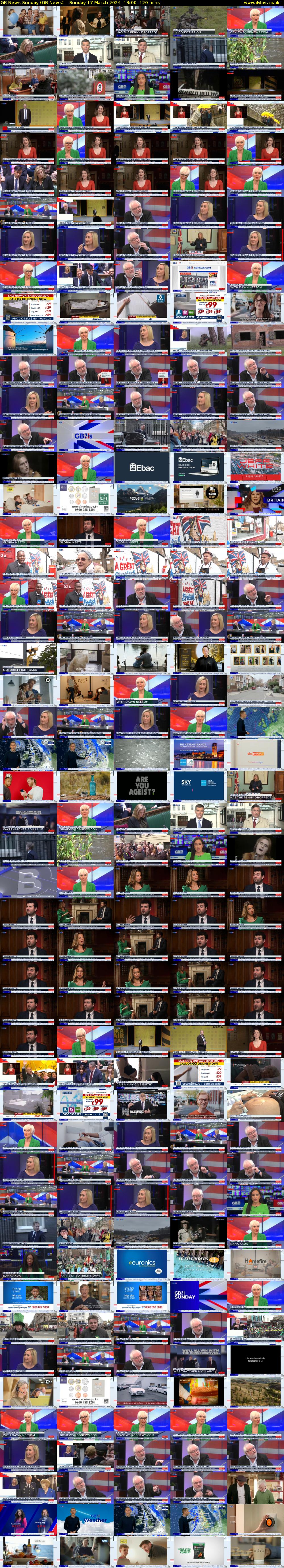 GB News Sunday (GB News) Sunday 17 March 2024 13:00 - 15:00