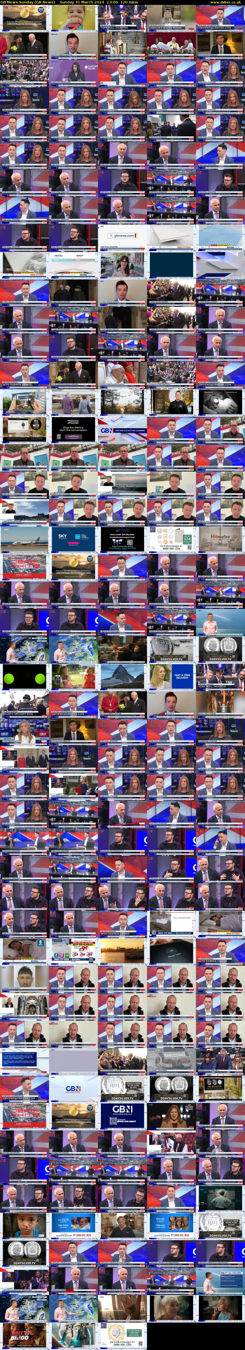 GB News Sunday (GB News) Sunday 31 March 2024 13:00 - 15:00