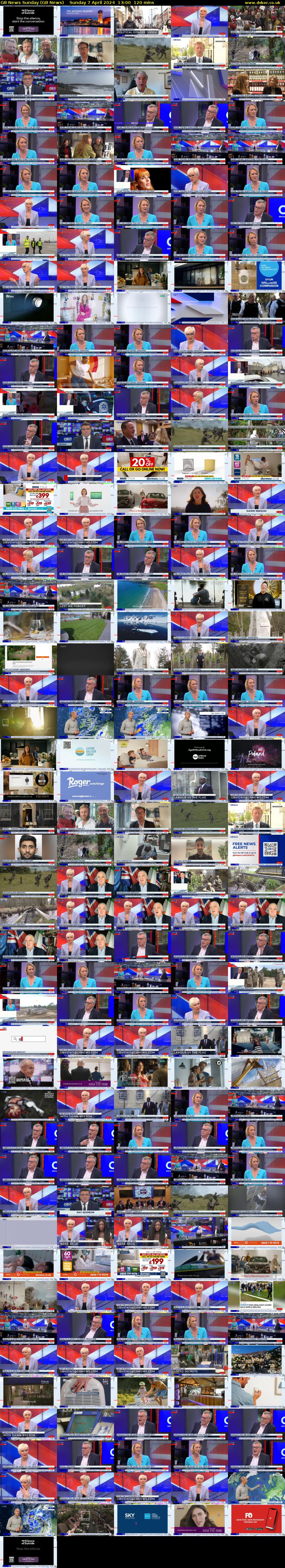 GB News Sunday (GB News) Sunday 7 April 2024 13:00 - 15:00
