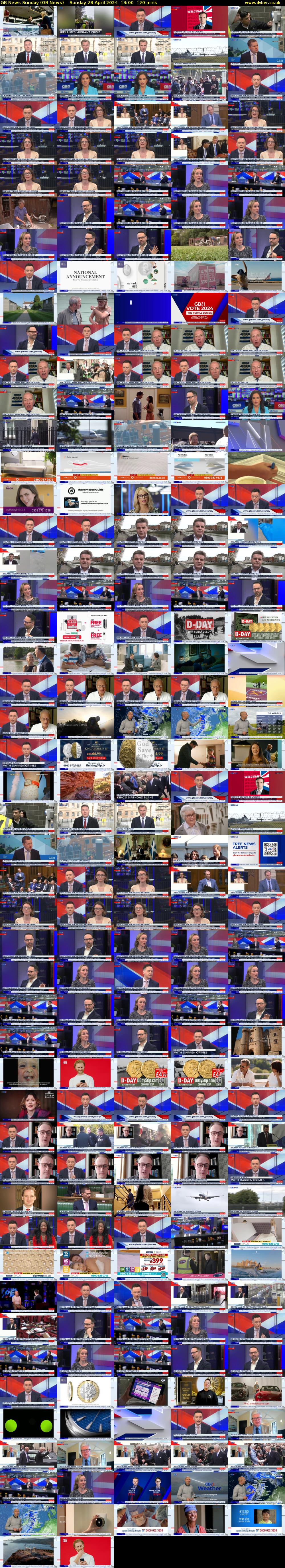 GB News Sunday (GB News) Sunday 28 April 2024 13:00 - 15:00